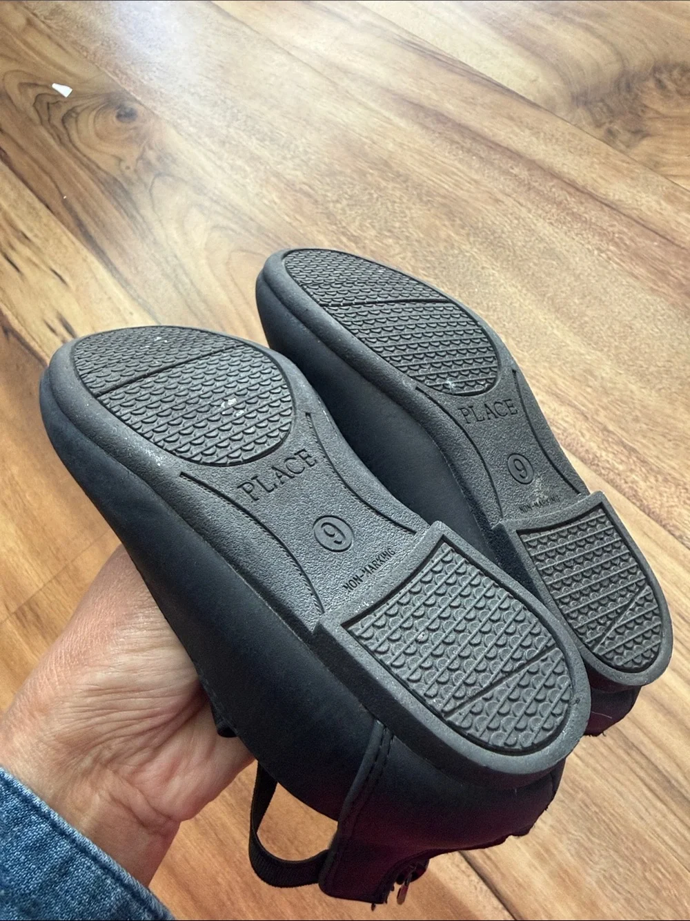 The Children's Place Black Girls' Mary Jane Dress Shoes with Crisscross Straps